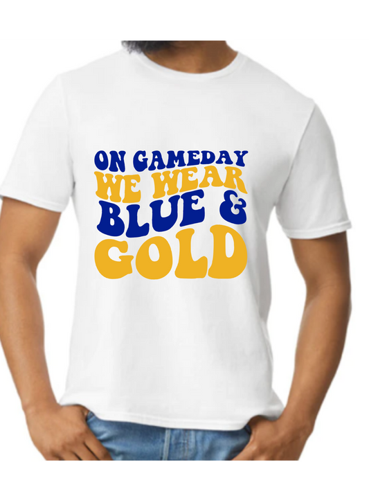 Game Day Blue and Gold (2X-5X)