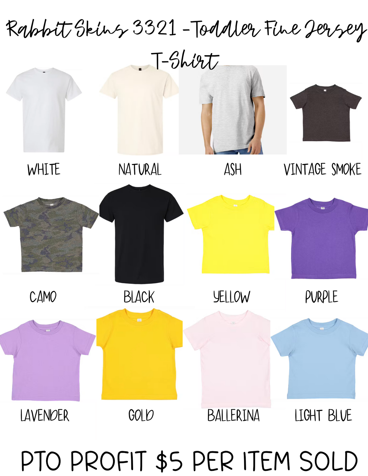 TODDLER - Rabbit Skins Fine Jersey T-Shirt