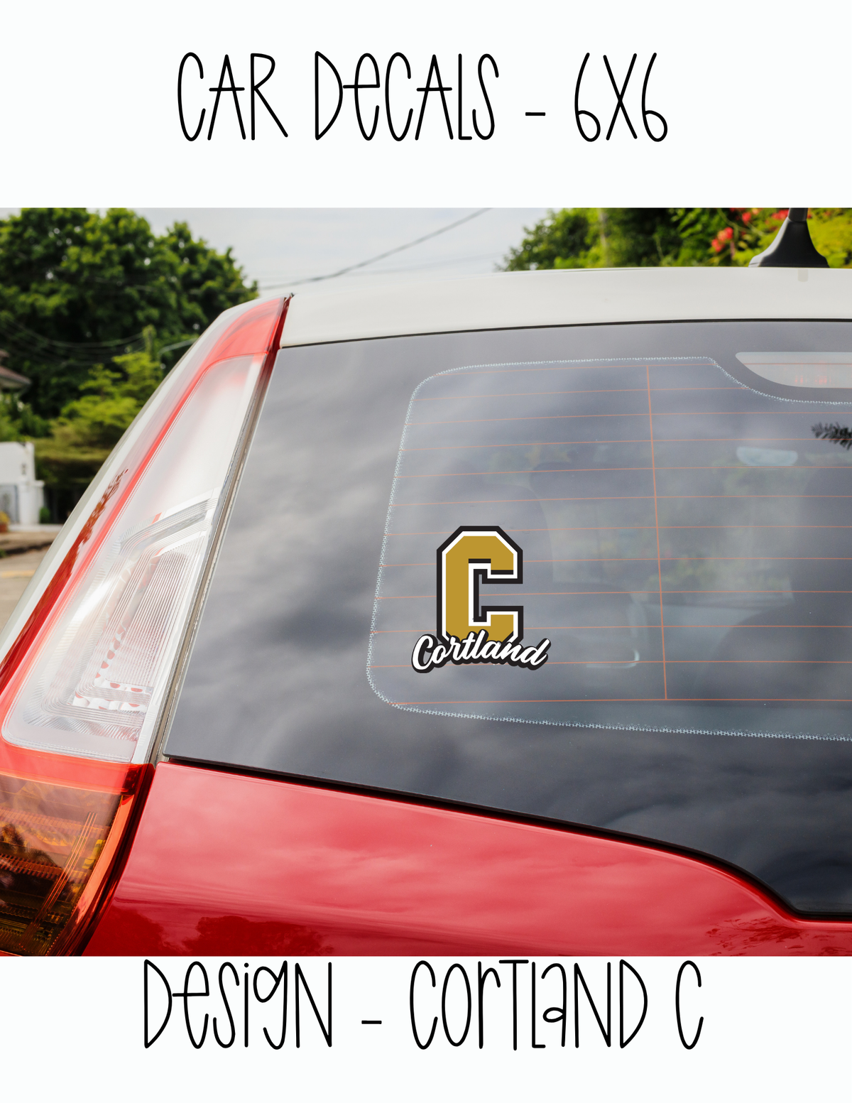 Car Decal 6x6