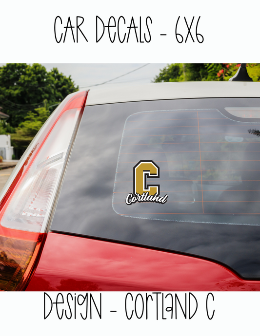 Car Decal 6x6