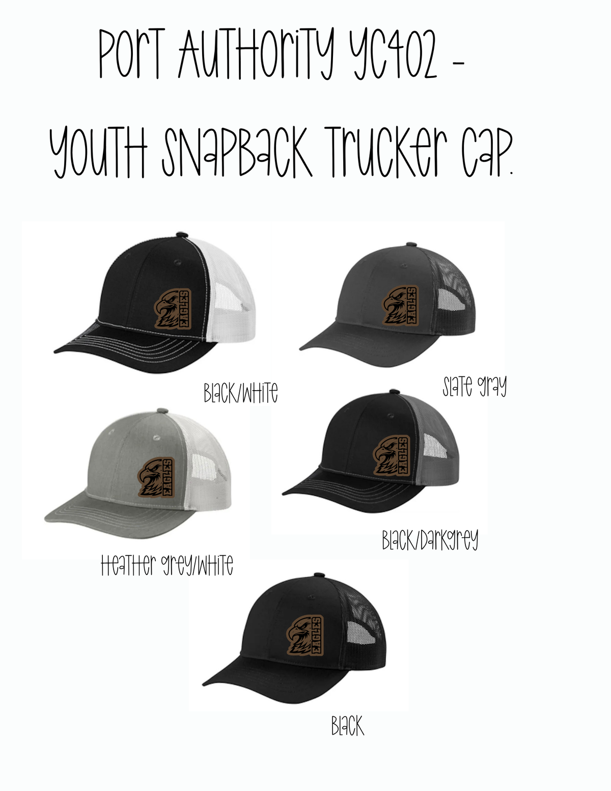 YOUTH/ADULT Snapback Trucker Hat