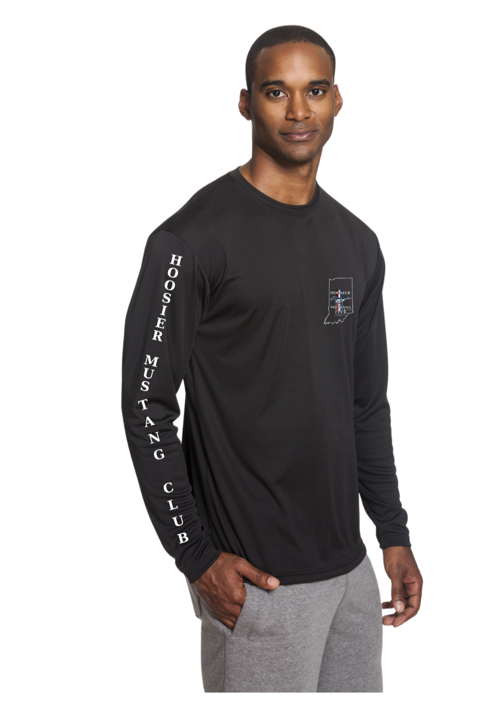 Drifit Long Sleeve Front and Sleeve (unisex) Plus Sizes