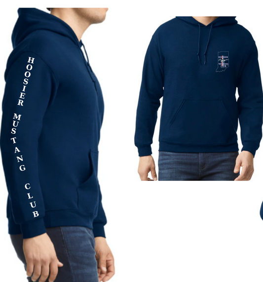 Hoodie front and sleeve (unisex)