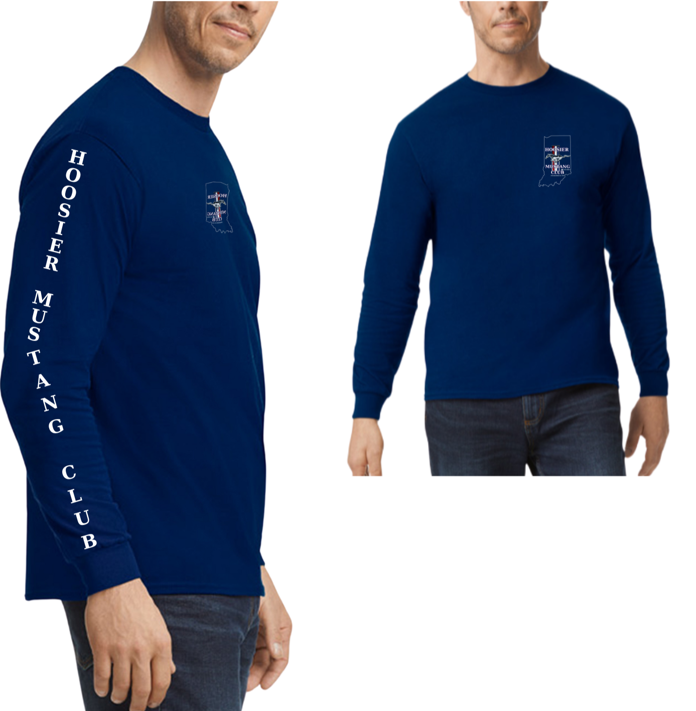 Long Sleeve Front and Sleeve (Unisex)