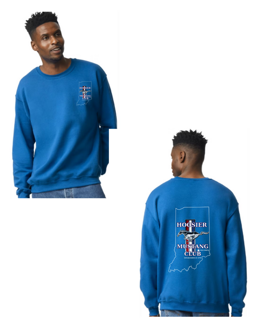 Unisex Crewneck Front and Back Plus Size